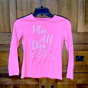 Long sleeved pink T-shirt from CAT and Jack size 7/8